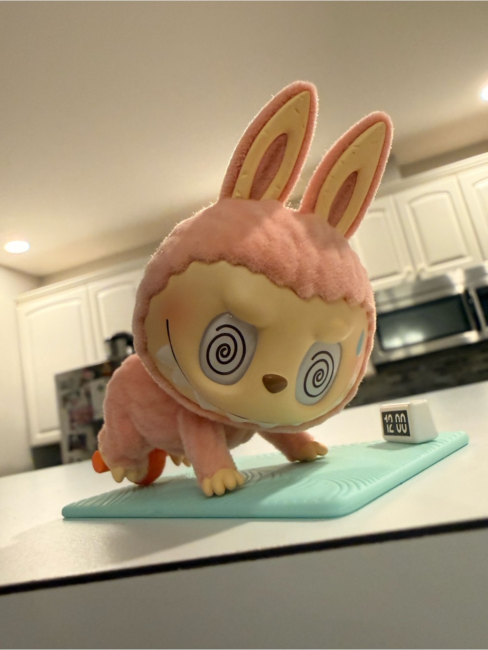 PopMart The Monsters Lazy Yoga Series - Pink Ab Roller